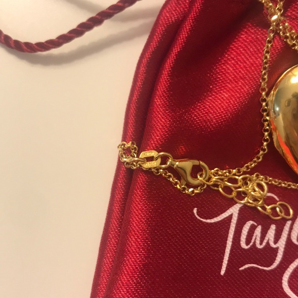 RESERVED Taylor Swift gold lover locket necklace - Picture 4 of 6